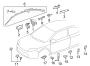 Diagram AIR BAG COMPONENTS. for your 2015 TOYOTA Prius C