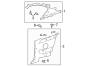 Diagram INTERIOR TRIM. Quarter Trim Panel for your 2025 TOYOTA COROLLA
