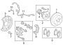 Diagram BRAKE COMPONENTS. for your 2010 TOYOTA 4RUNNER 4000CC 24-VALVE DOHC EFI, AUTOMATIC  5-SPEED