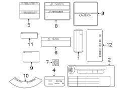 Image of Tire Information Label image for your 2007 Toyota Corolla   