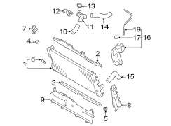 Image of Engine Coolant Reservoir image for your 2012 Toyota Tacoma  Base Standard Cab Pickup Fleetside 