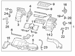 Image of Cabin Air Temperature Sensor Aspirator Tube image for your 2022 Toyota Highlander   