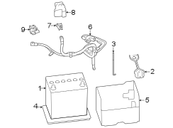 Image of Battery Terminal Cover image for your 2005 Toyota Camry  SE SEDAN 