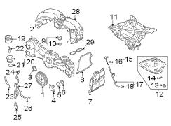 Image of Oil. Tube. Seal. Ring. Engine. Dipstick O. Level. Dipstick Tube. Engine. image for your 2019 Toyota Tundra  1794 Edition Crew Cab Pickup Fleetside 