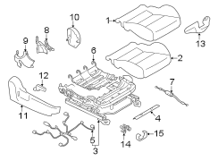 Image of Air Bag Seat Sensor Mat (Rear) image for your Toyota GR86  