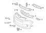 Diagram BUMPER & COMPONENTS. for your 2013 TOYOTA PRIUS