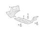 Diagram SPLASH SHIELDS. Support Splash Shield for your 2015 TOYOTA Prius V