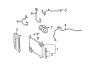 Diagram CONDENSER, COMPRESSOR & LINES. for your 2023 TOYOTA TACOMA SR Crew Cab Pickup Fleetside 3.5L  RWD