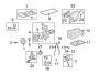 Diagram ENGINE PARTS. for your 2010 TOYOTA PRIUS