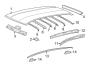 Diagram EXTERIOR TRIM. ROOF & COMPONENTS. for your Scion XD