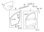 Diagram DOOR & COMPONENTS. EXTERIOR TRIM. for your 2015 TOYOTA AVALON Limited Sedan