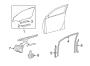 Diagram GLASS & HARDWARE. for your 2013 TOYOTA HIGHLANDER Hybrid Limited