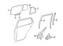 Diagram GLASS & HARDWARE. for your 2013 TOYOTA HIGHLANDER Hybrid Limited