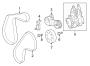 Diagram BELTS & PULLEYS. WATER PUMP. for your 2012 TOYOTA Prius V
