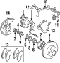 Image of Brake Dust Shield image for your 2006 Toyota Tacoma  Base Extended Cab Pickup Fleetside 