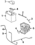 Image of Battery Cable Terminal End image for your 2011 Toyota Corolla   