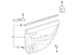 REAR DOOR. INTERIOR TRIM. (1/1)
