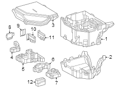 Image of BLOCK ASSEMBLY, FUSIBLE. Fusible Link. Multi - Purpose Fuse. A electrical safety. image for your 2024 Toyota Prius AWD-e   