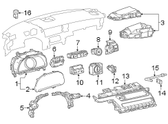 Image of Cabin Air Temperature Sensor Aspirator Tube image for your 2020 Toyota Highlander   