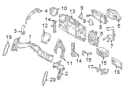 Image of Drive Motor Battery Pack Bracket (Lower) image for your 2010 Toyota Prius   