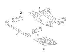 Image of Bumper Cover Reinforcement Beam (Upper, Lower) image for your 2004 Toyota RAV4   