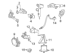 Image of Cruise Control Distance Sensor image for your 2024 Toyota Crown   