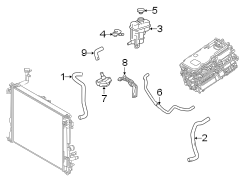 Image of Hose. INVERTER. Hose that attaches to. image for your 1995 Toyota Tacoma   