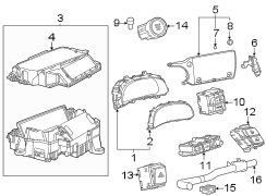 Instrument panel. Cluster & switches. (1/1)