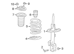 FRONT SUSPENSION. STRUTS & COMPONENTS. (1/1)