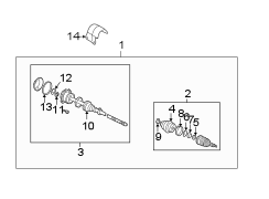 CV Axle Assembly