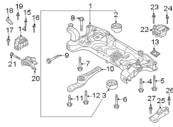 ENGINE / TRANSAXLE. ENGINE & TRANS MOUNTING. (1/1)