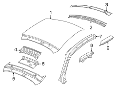 Roof Header Panel (Rear)