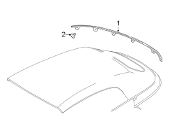 CONVERTIBLE/SOFT TOP. EXTERIOR TRIM. (1/1)