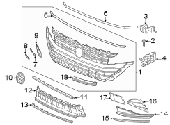 Grille (Upper, Lower)