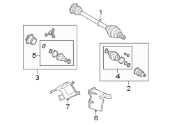 FRONT SUSPENSION. DRIVE AXLES. (1/1)