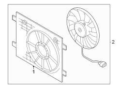 Engine Cooling Fan Assembly (Front)