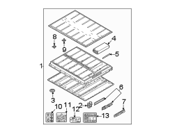 Drive Motor Battery Pack Cover (Upper)