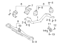 ENGINE / TRANSAXLE. ENGINE & TRANS MOUNTING. (1/1)