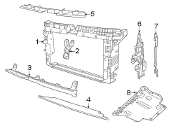 Radiator Support Air Deflector (Upper, Lower)