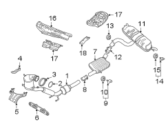 Exhaust Muffler (Front)