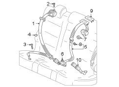 Seat Belt Lap and Shoulder Belt