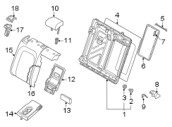 Seat Back Panel Cap