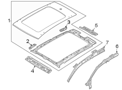 Roof Panel Bracket (Rear)