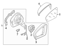 Door Mirror Housing