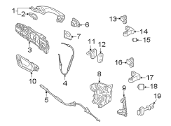 Door Latch Cable