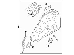 Frame Stiffener (Rear). Frame Stiffener.