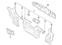 Rear Body Panel (Rear, Upper, Lower)