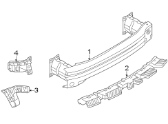 Bumper Impact Bar Bracket (Rear)