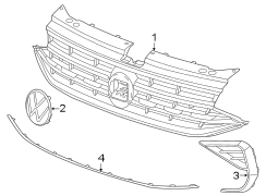 Grille Molding (Front, Upper, Lower). Grille Molding. 