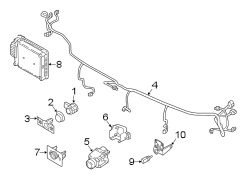 Parking Aid System Wiring Harness